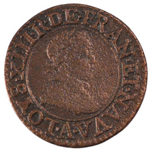 Coin, France, Louis XIII, Double tournois, buste enfantin, Double Tournois