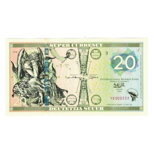 Banknote, United States, Tourist Banknote, 2019, 20 SUCUR INTERNATIONAL RESERVE