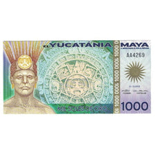 Banknote, Mexico, 1000 Soles De Oro, 2012, 2012-12-21, YUCATANIA MAYA
