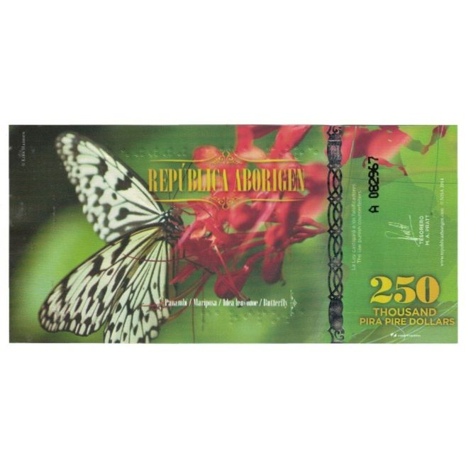 Banconote, Australia, Dollar, 2014, 250 DOLLARS REPUBLICA ARBORIGEN, FDS