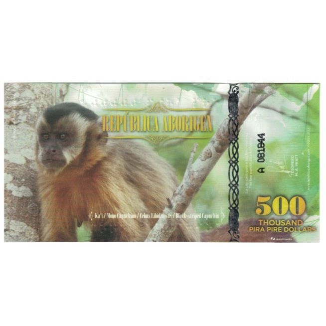 Banconote, Australia, 500 Dollars, 2014, REPUBLICA ARBORIGEN, FDS