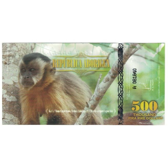 Banconote, Australia, 500 Dollars, 2014, REPUBLICA ARBORIGEN, FDS