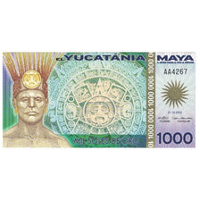 Billete, 1000 Soles De Oro, 2012, México, 2012-12-21, YUCATANIA MAYA, UNC