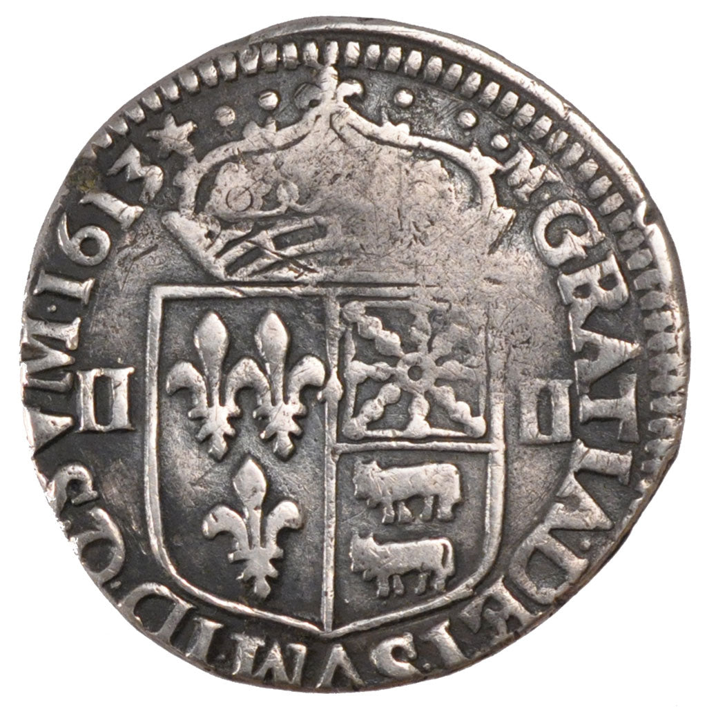 Louis XIII, 1/4 Ecu de Béarn
