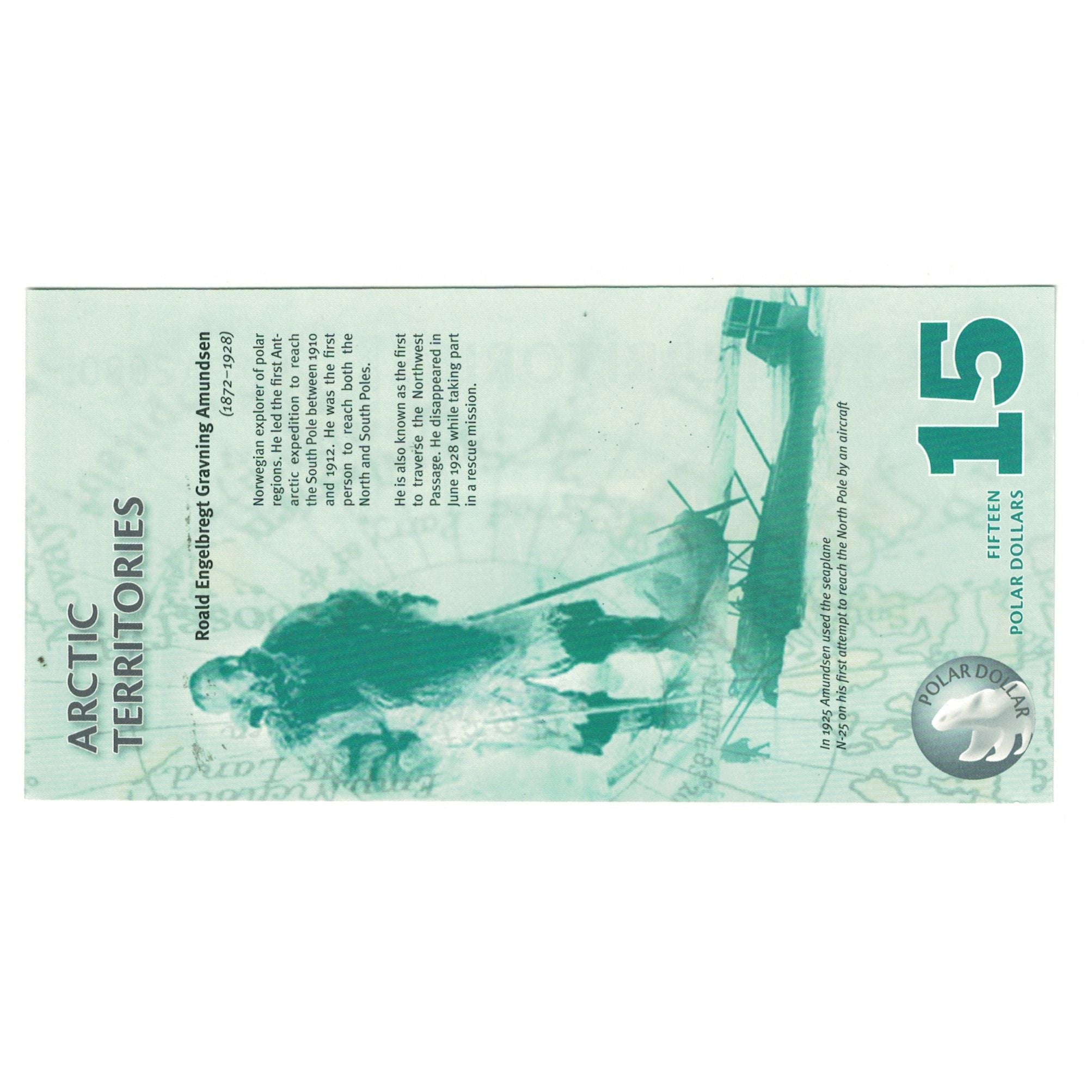 Banconote, Antartico, 15 Dollars, 2014, 2014-12-31, FDS