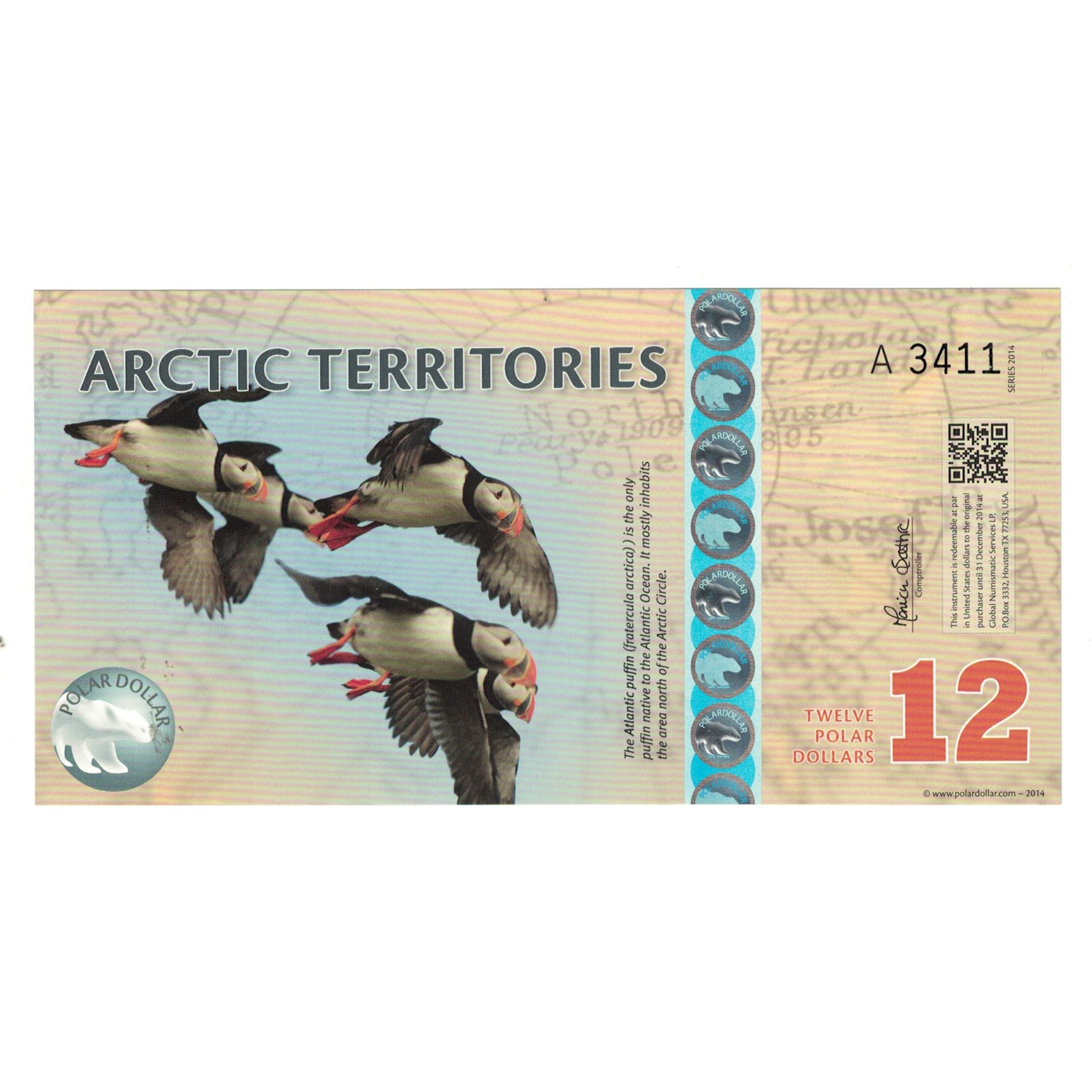 Banknote, Antarctic, 12 Dollars, 2014, 2014-12-31, UNC(65-70)