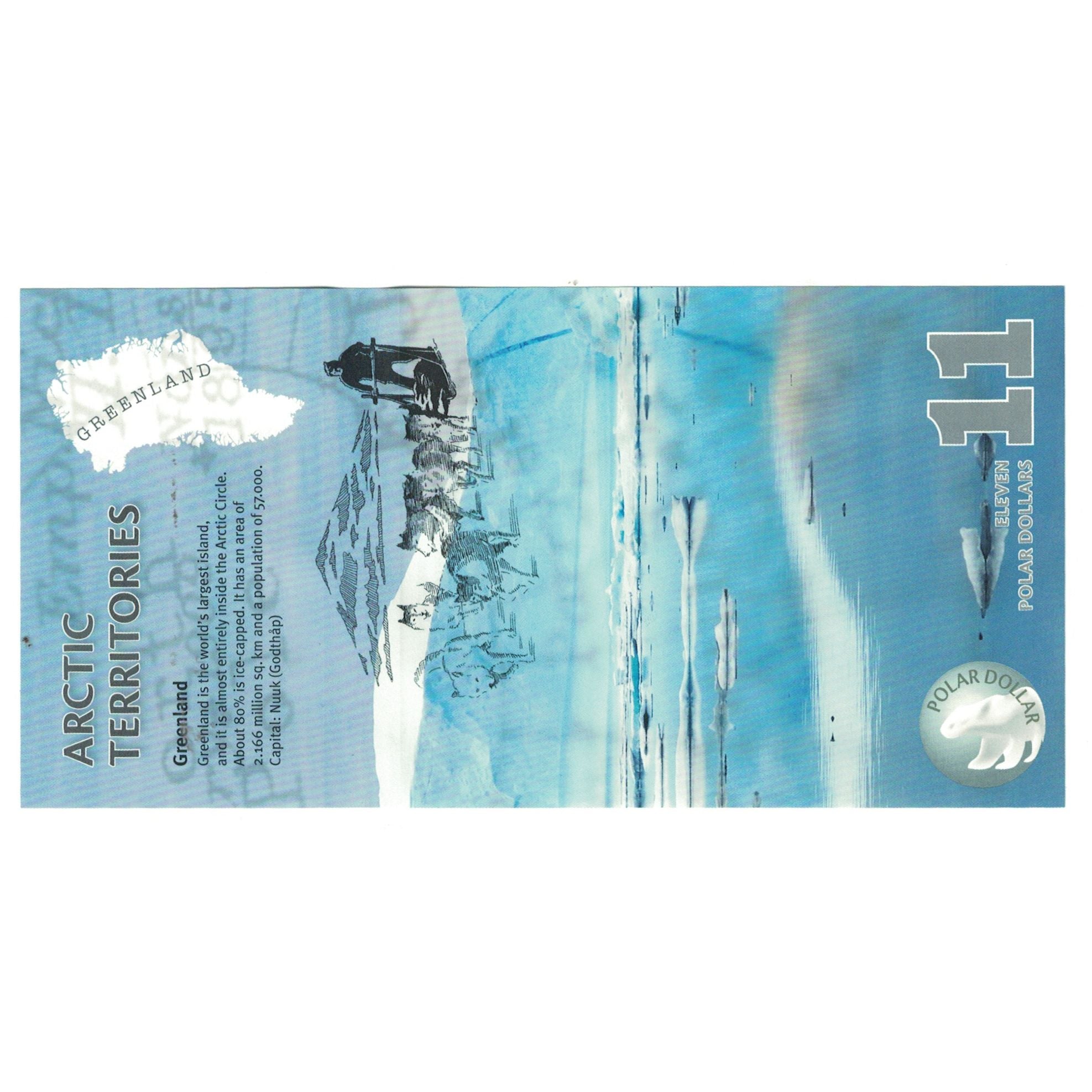 Banknote, Antarctic, 2014, 2014-12-31, 11 DOLLARS, UNC(65-70)