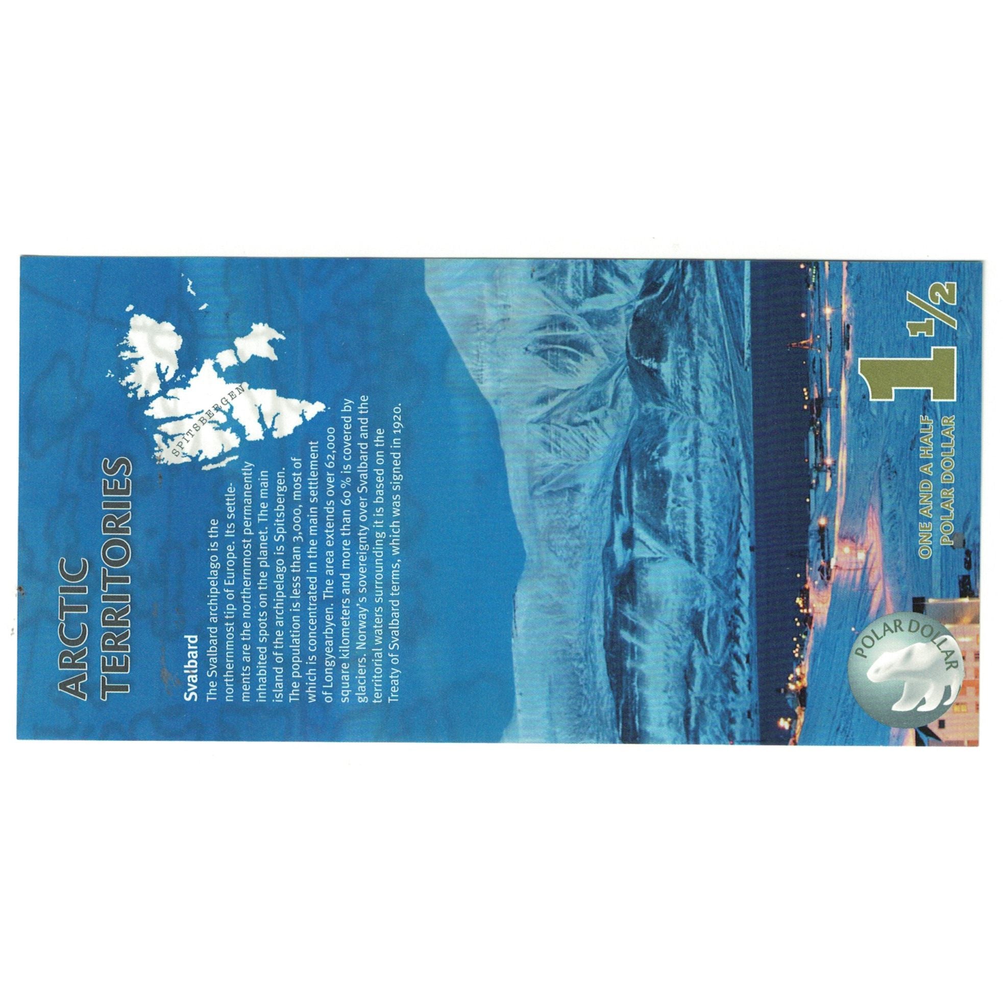 Banknote, United States, Dollar, 2014, 1,5 DOLLAR ARTIC TERRITORIES, UNC(65-70)