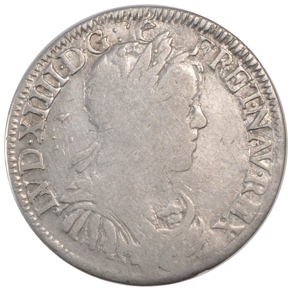 Louis XIV, 1/2 Ecu à la mèche longue