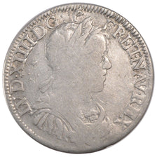 Louis XIV, 1/2 Ecu à la mèche longue