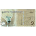 Banconote, Stati Uniti, Dollar, 2012, 9 DOLLAR ARCTIC TERRITORIES, FDS
