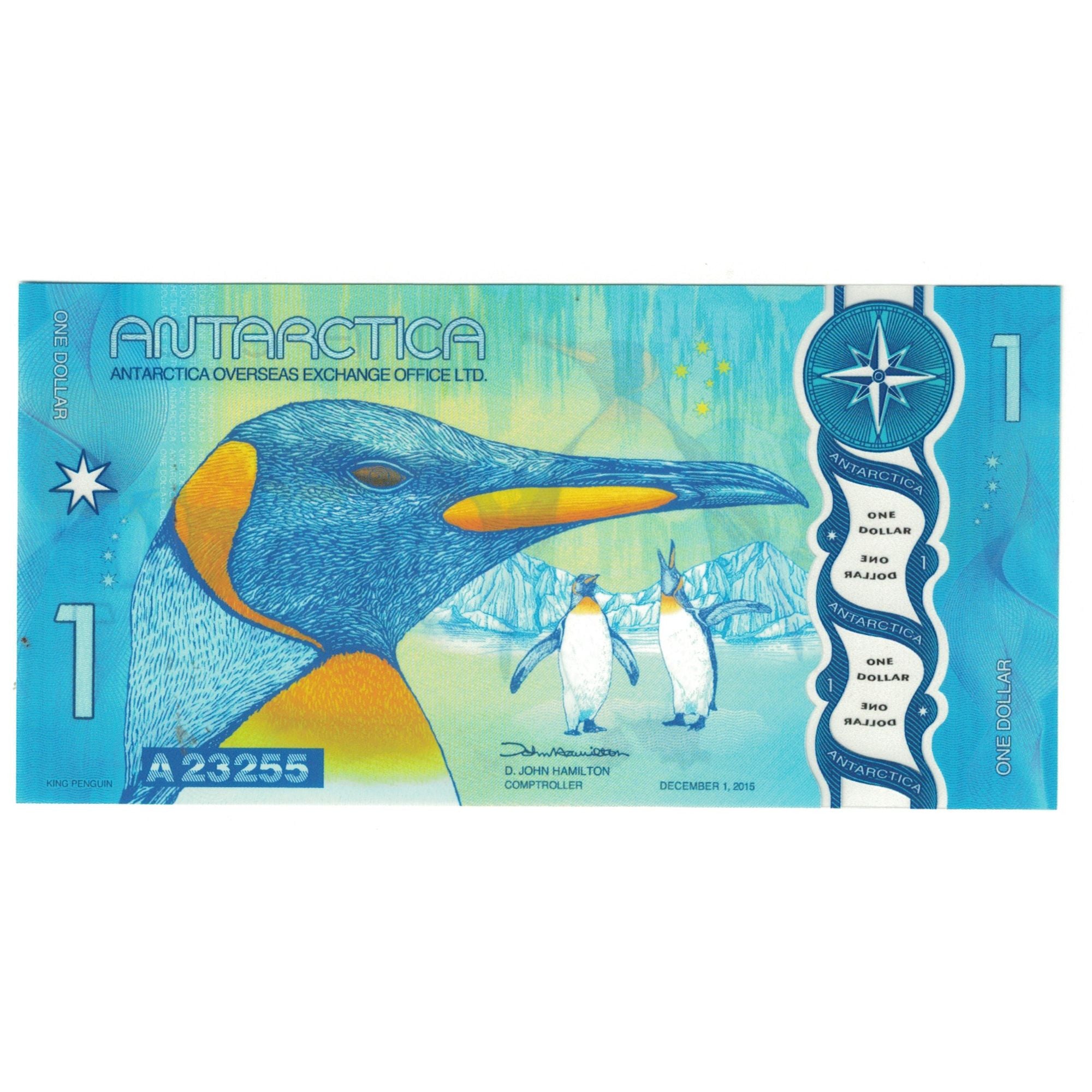 Banconote, Antartico, 1 Dollar, 2015, 2015-12-01, FDS