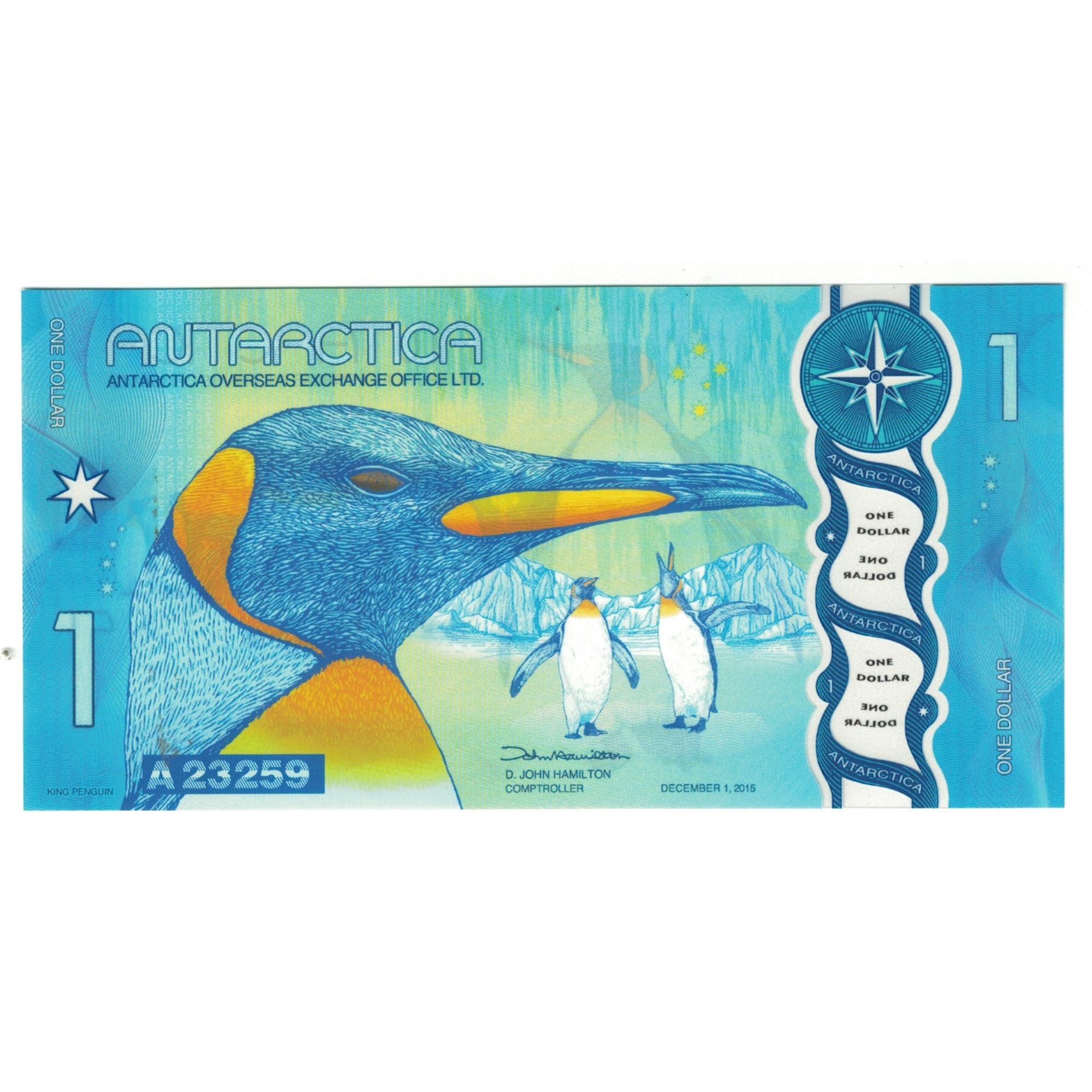 Banknote, Antarctic, 1 Dollar, 2015, 2015-12-01, UNC(65-70)