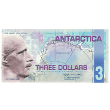 Billet, Antarctic, 3 Dollars, 2008, 2008-09-01, NEUF