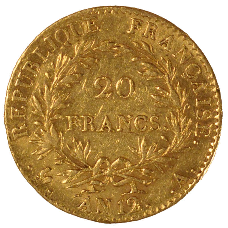 Consulat, 20 Francs or Bonaparte premier Consul