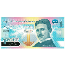 Banknote, United States, 2013, 1 VOLT NIKOLA TESLA, UNC(65-70)