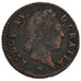 FRANCE, Demi sol à la vieille tête, 1/2 Sol, 1771, Lille, KM #544.11, VF(20-25),