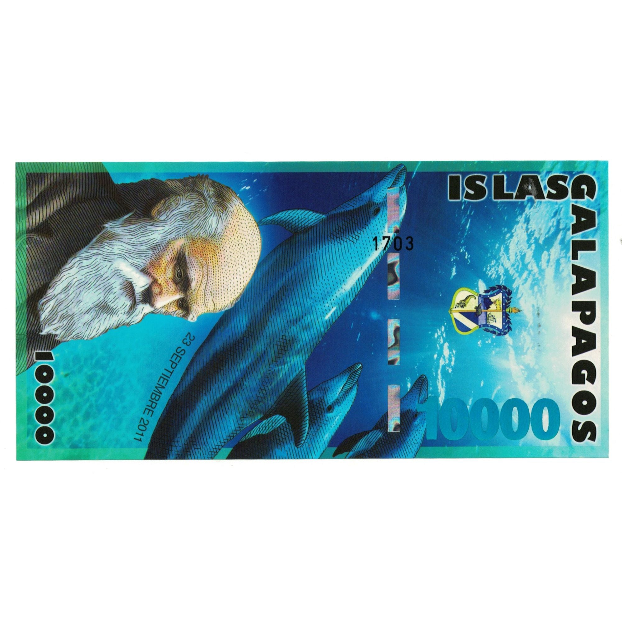 Banknote, Ecuador, 2011, 2011-09-23, 10000 SUCRE GALAPAGOS, UNC(65-70)