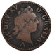 FRANCE, Sol à la vieille tête, Sol, 1772, Lille, KM #545.12, VF(20-25), Copper, 