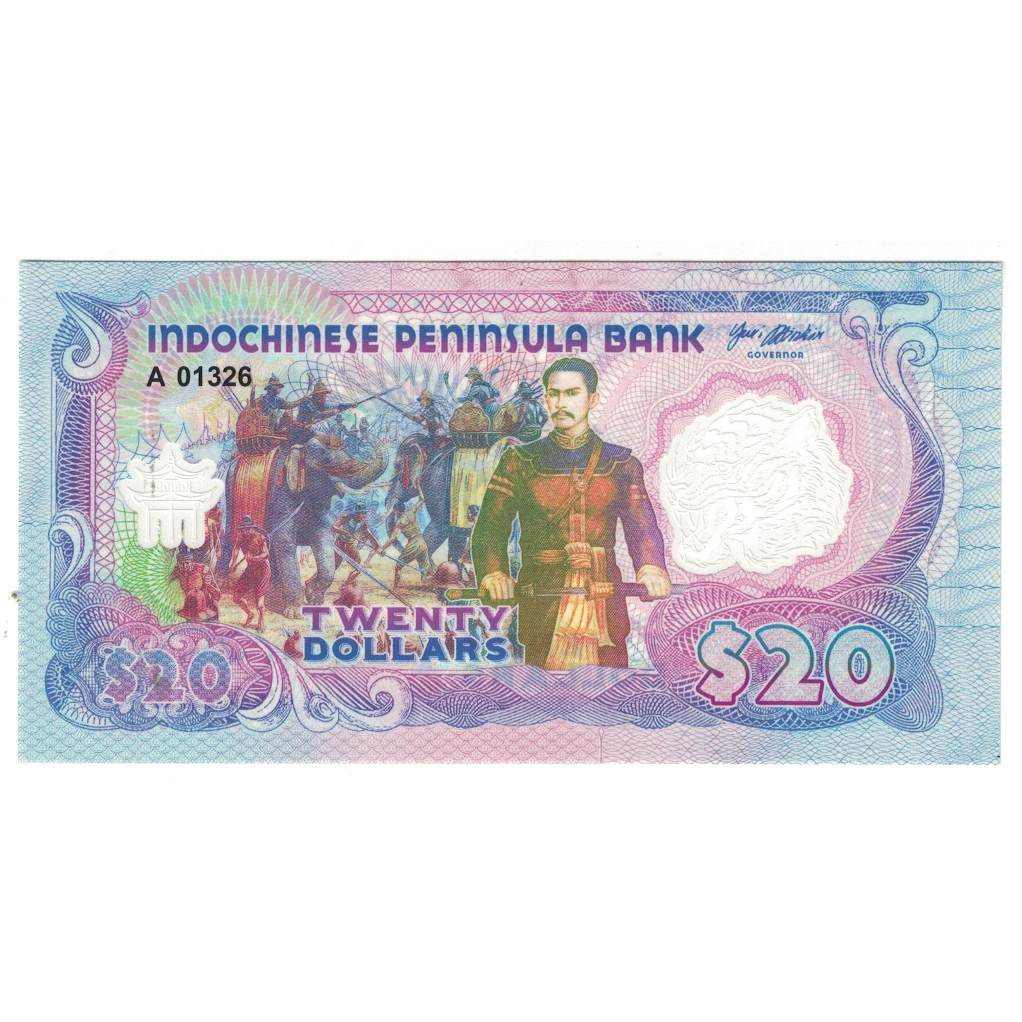Billet, Indochine, 20 Dollars, 2020, NEUF