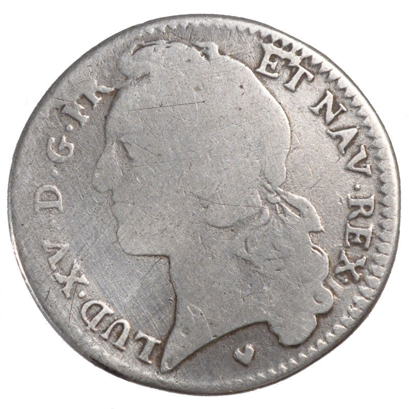 Coin, France, Louis XV, 1/5 Écu au bandeau, 24 Sols, 1/5 ECU, 1741, Strasbourg