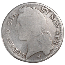 Coin, France, Louis XV, 1/5 Écu au bandeau, 24 Sols, 1/5 ECU, 1741, Strasbourg