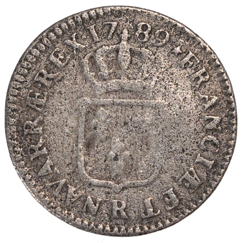 FRANCE, Sol, 1789, Orléans, VF(20-25), Copper, Gadoury #350, 10.40