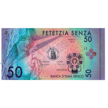 Banknote, Italy, Tourist Banknote, 2016, 50 SENZA, UNC(65-70)