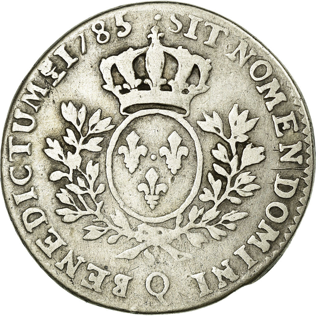 Coin, France, Louis XVI, 1/5 Écu, 24 Sols, 1/5 ECU, 1785, Perpignan, VF(20-25)