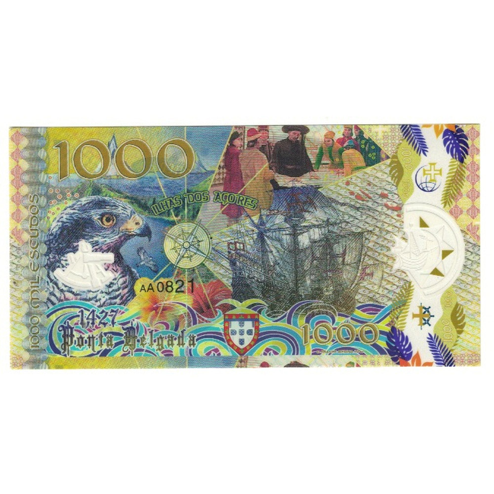 Banknote, Portugal, 1000 Escudos, 2017, 2017-05-17, ACORES, UNC(65-70)