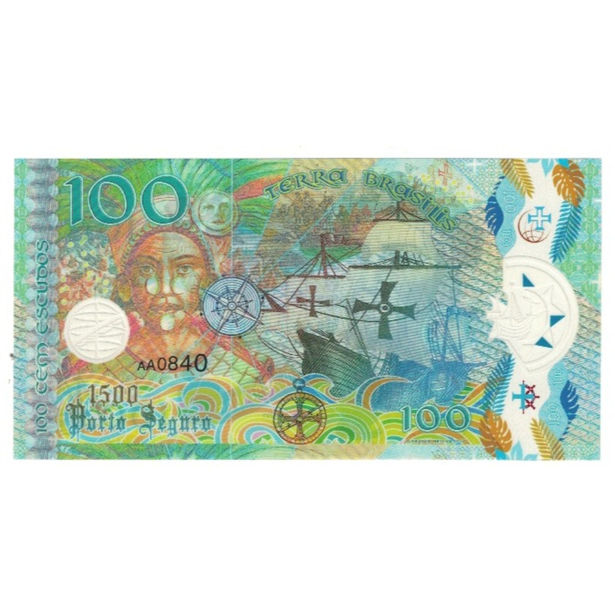 Banknote, Portugal, 100 Escudos, 2017, 2017-04-06, VASCO DE GAMA TOURIST