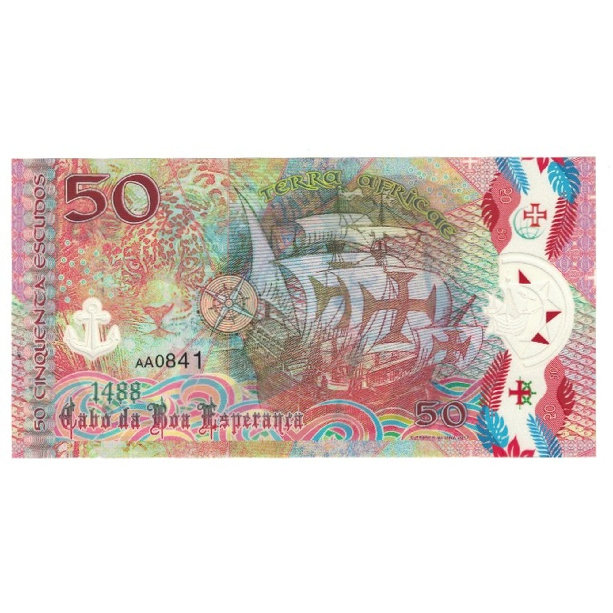Banknote, Portugal, 50 Escudos, 2017, 2017-03-22, VASCO DE GAMA TOURIST