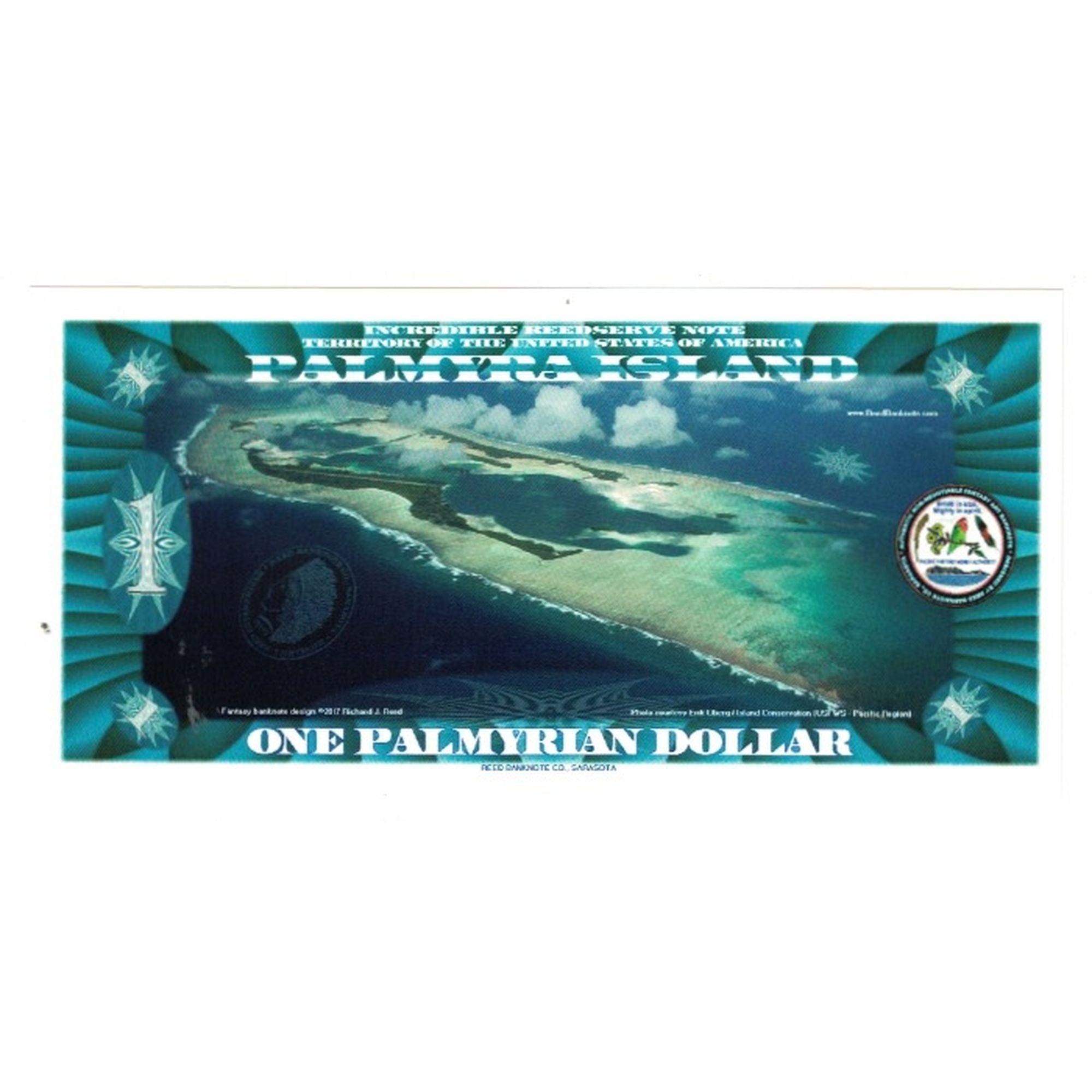 Banknote, United States, 1 Dollar, 2018, 2018-01-01, PALMYRA ISLAND, UNC(65-70)