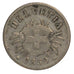 SWITZERLAND, 5 Rappen, 1850, Strasbourg, KM #5, EF(40-45), Billon, 1.69