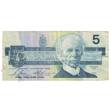 Billete, 5 Dollars, 1986, Canadá, KM:95b, MBC