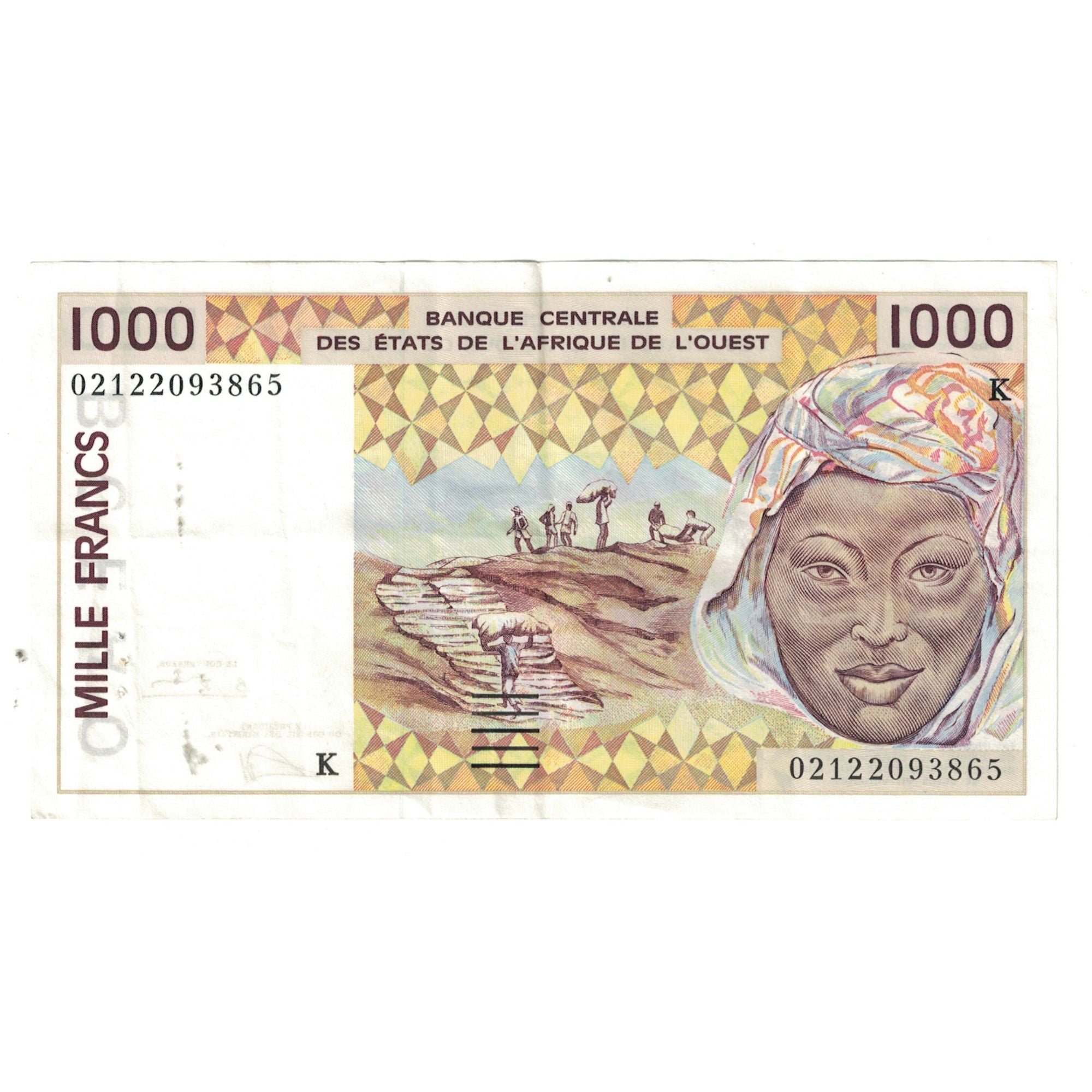 Billet, Communauté économique des États de l'Afrique de l'Ouest, 1000 Francs