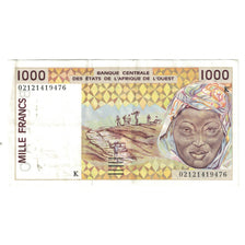 Banknote, West African States, 1000 Francs, KM:111Ai, EF(40-45)