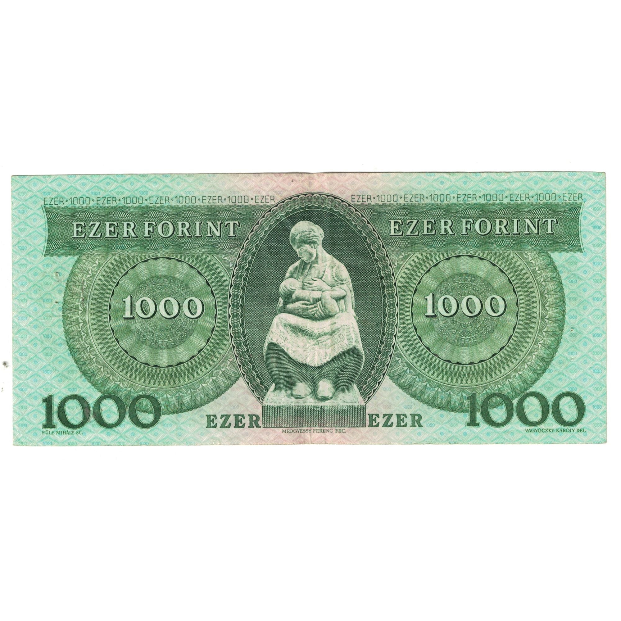 Billete, 1000 Forint, 1993, Hungría, 1993-12-16, KM:176a, MBC