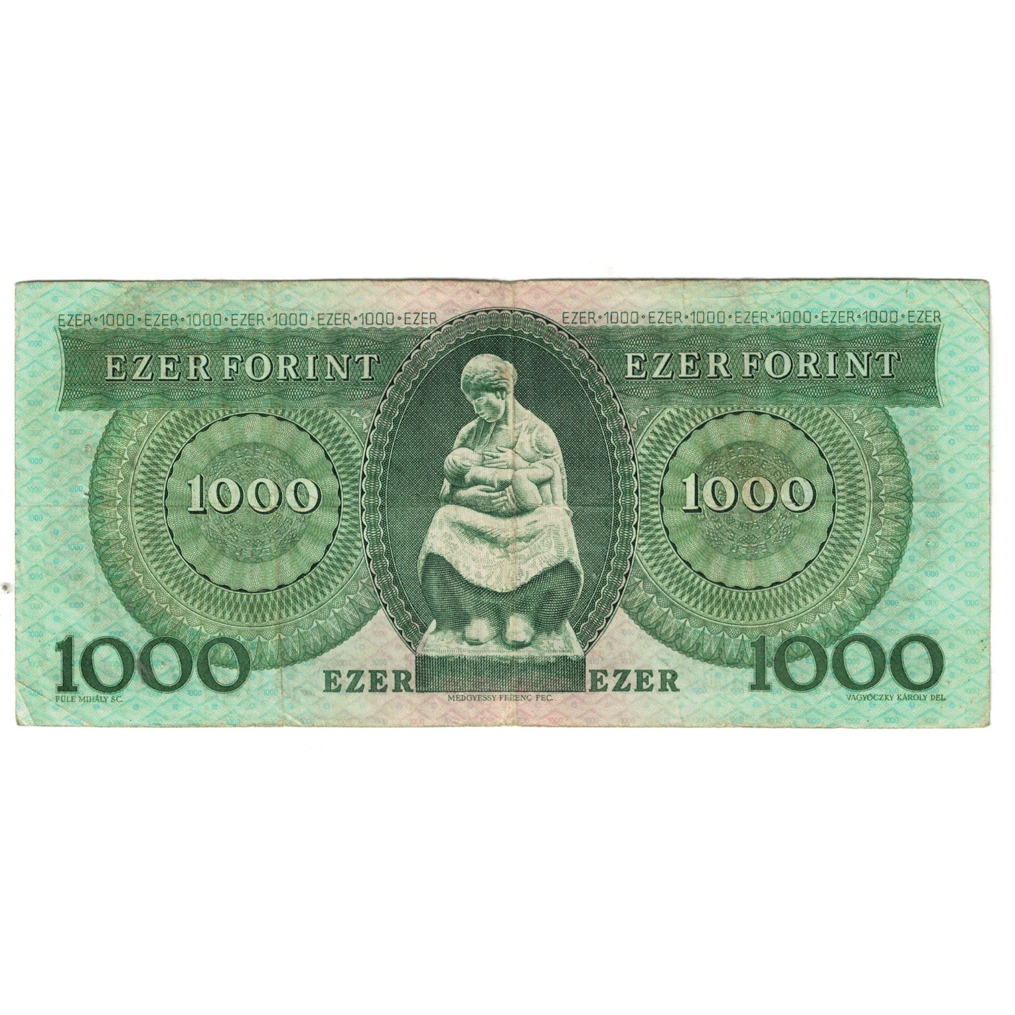 Billet, Hongrie, 1000 Forint, 1993, 1993-12-16, KM:176a, TTB
