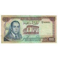 Geldschein, Marokko, 100 Dirhams, 1985/AH1405, KM:59b, S+