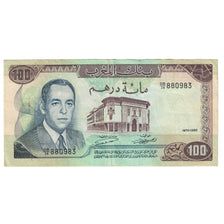 Billete, 100 Dirhams, 1985/AH1405, Marruecos, KM:59b, BC+