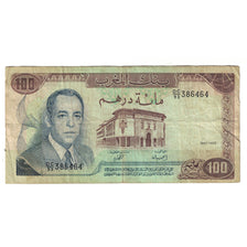 Banknote, Morocco, 100 Dirhams, 1985/AH1405, KM:59b, VF(20-25)