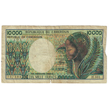 Biljet, Kameroen, 10,000 Francs, KM:7, B
