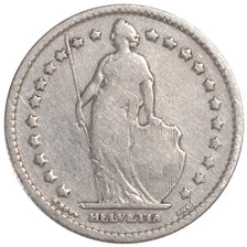 SWITZERLAND, Franc, 1900, Bern, KM #24, VF(30-35), Silver, 23.2, 4.86