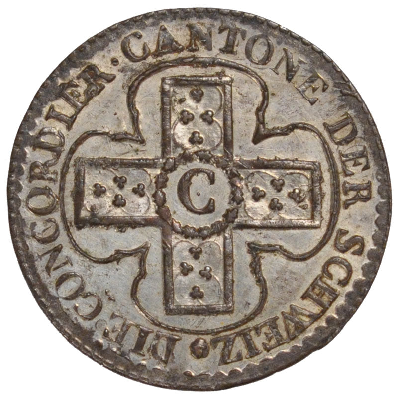 Switzerland, Batzen, 1826, Bern, KM #194.1, MS(60-62), Billon, 2.45