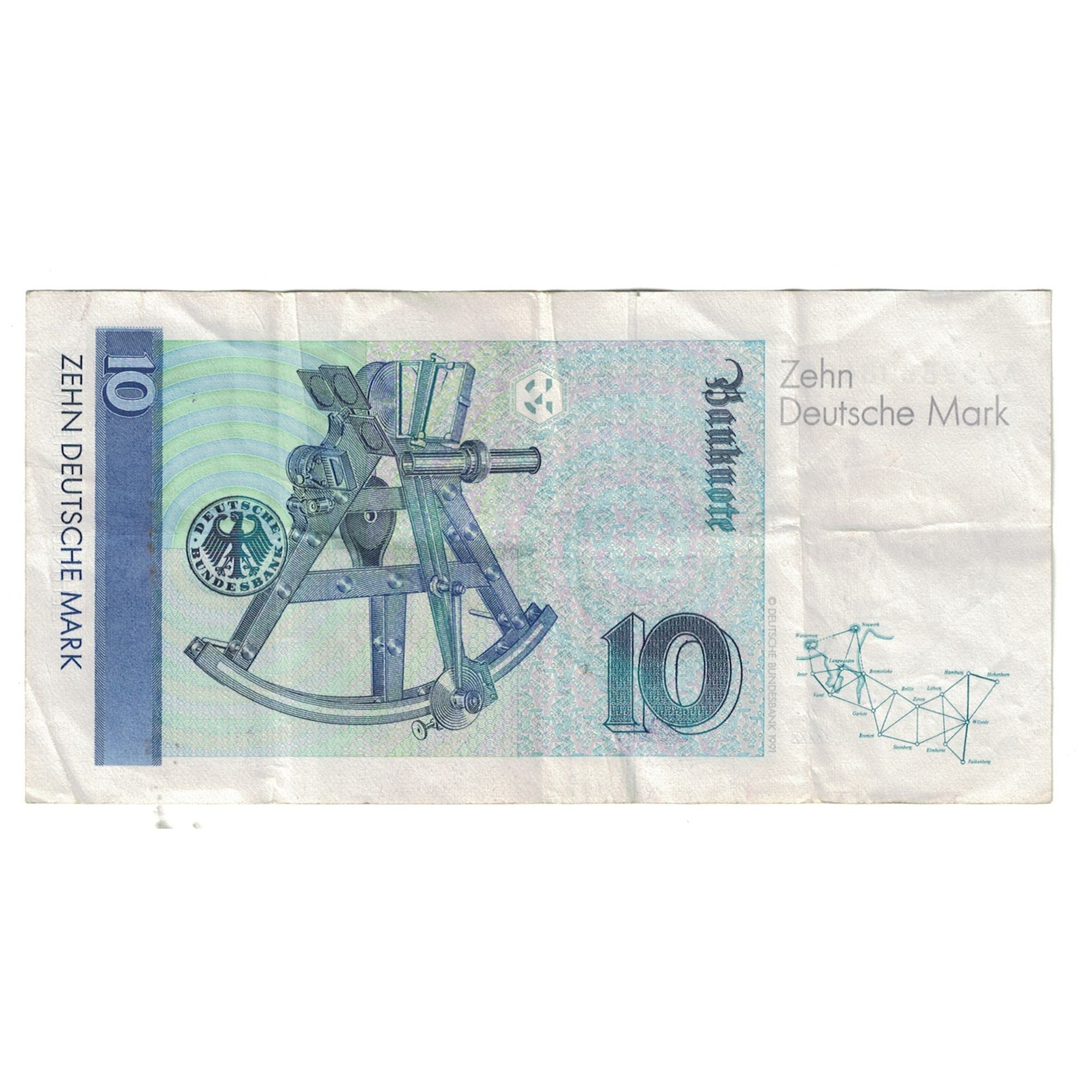 Banknote, GERMANY - FEDERAL REPUBLIC, 10 Deutsche Mark, 1991, 1991-08-01