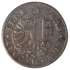 Switzerland, 4 Centimes, 1839, Genève, KM #127, EF(40-45), Billon, 1.80
