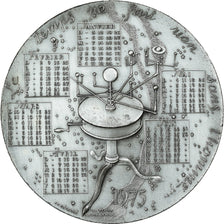 France, Medal, Calendrier, Nouvelle Année, Astrologie, 1975, Réthoré