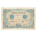 França, 20 Francs, Noir, 1904, M.855, EF(40-45), Fayette:9.3, KM:61a