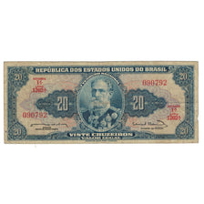 Banknote, Brazil, 20 Cruzeiros, KM:168b, EF(40-45)